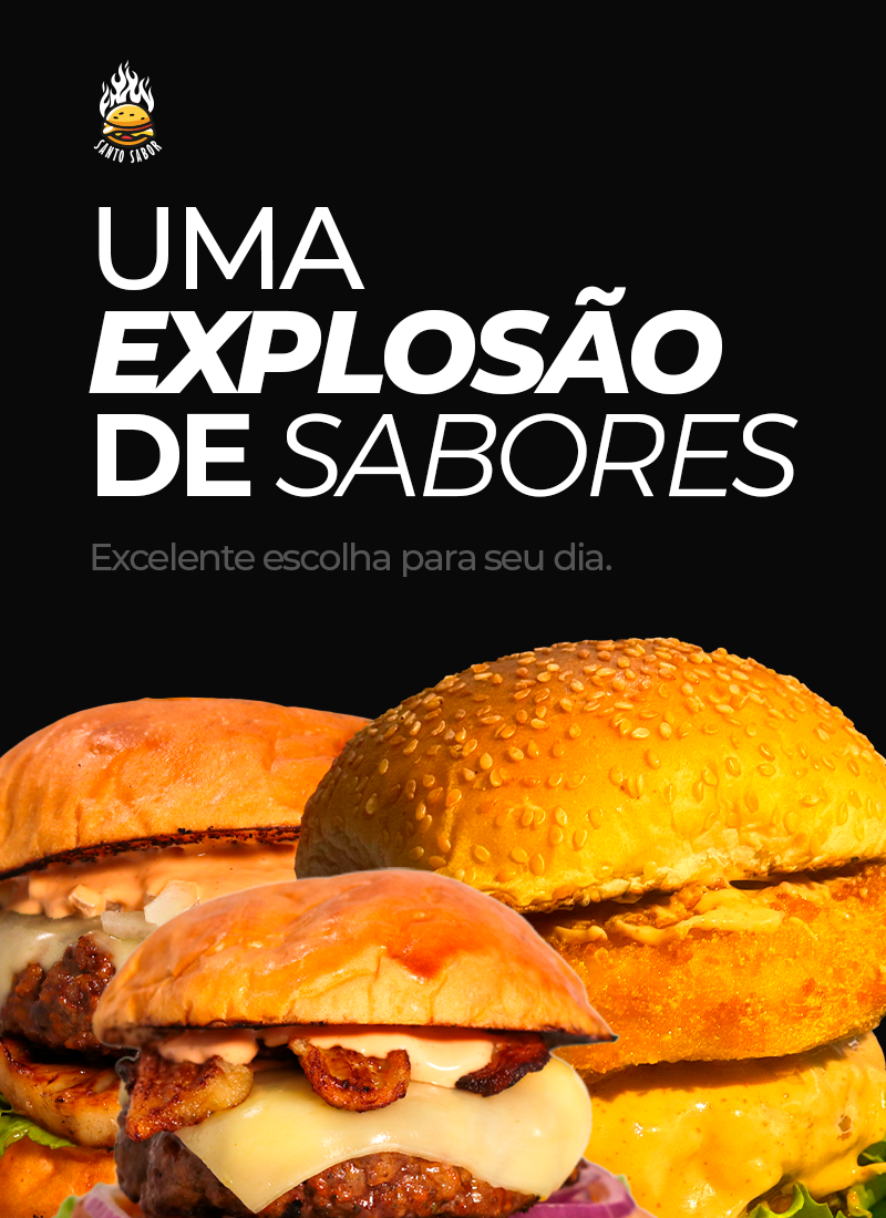 Uma Explosão de Sabores - Santo Sabor